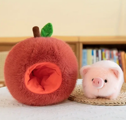 PIG IN APPLE CUTE PLUSHIE