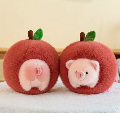 PIG IN APPLE CUTE PLUSHIE