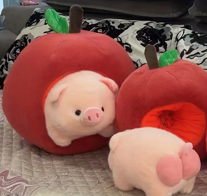 PIG IN APPLE CUTE PLUSHIE