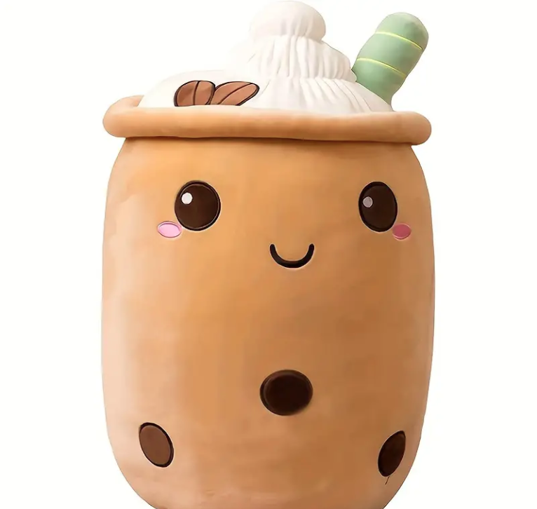 ICE CREAM BOBA MILK TEA PLUSHIE