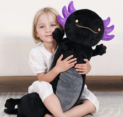 BLACK AXOLOTL HUGE PLUSHIE