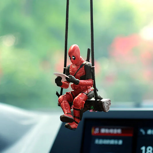 Deadpool Car Swing Pendant Mirror Hanging